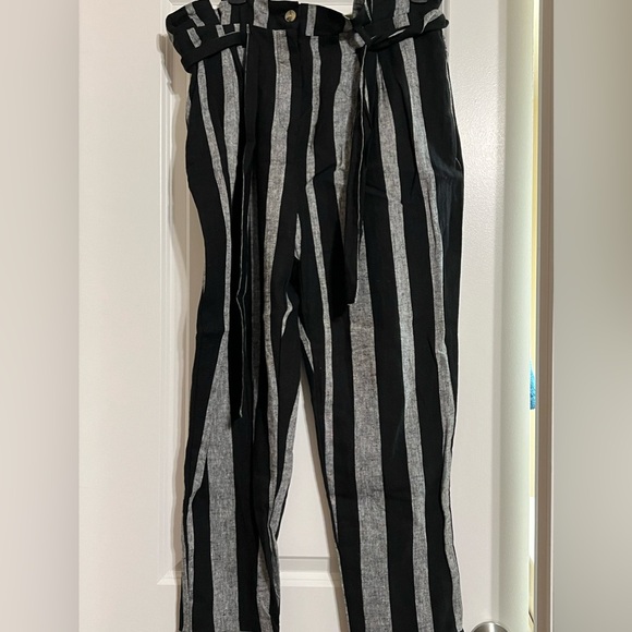 Striped Who What Wear Pants - Picture 1 of 5